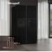 Отдельностоящий холодильник с инвертором Weissgauff WSBS 1036 Inverter NoFrost Premium Black Glass