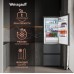 Отдельностоящий холодильник Weissgauff WFD 450 Total NoFrost Inverter Dark Grey Built-in