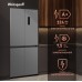 Отдельностоящий холодильник с инвертором Weissgauff WCD 450 X NoFrost Inverter