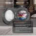Стиральная машина с прямым приводом Weissgauff WM 45127 Direct Drive Inverter Steam Deep Grey