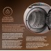 Сушильная машина с инвертором и ультрафиолетом Weissgauff WD 998 Heat Pump Full Touch Silver