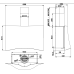 Наклонная вытяжка Faber VEIL WH CORIAN A90 110.0324.952
