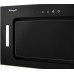 Кухонная встраиваемая вытяжка Weissgauff Intense 600 Touch Black Glass