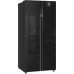 Отдельностоящий холодильник с инвертором Weissgauff WSBS 500 Inverter NoFrost Black Glass