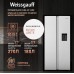 Отдельностоящий холодильник с инвертором и подачей воды Weissgauff WSBS 600 W NoFrost Inverter Water Dispenser