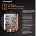 Отдельностоящий холодильник Weissgauff WFD 450 Built-in Inverter NoFrost Dark Inox