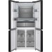 Отдельностоящий холодильник с инвертором Weissgauff WCD 590 Nofrost Inverter Premium Ecofresh Dark Inox