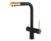 Смеситель Rivelato Lugano 1523513 antracite oro