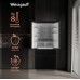 Отдельностоящий холодильник Weissgauff WFD 450 Built-in Inverter NoFrost Dark Inox