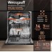 Встраиваемая посудомоечная машина Weissgauff BDW 6037 Inverter AutoOpen Infolight