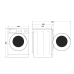 Сушильная машина Toshiba TD-BK100GHRU(WS)