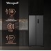 Отдельностоящий холодильник с инвертором Weissgauff WSBS 500 Inverter NoFrost Inox