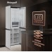 Отдельностоящий холодильник с инвертором Weissgauff WCD 450 W NoFrost Inverter