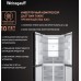 Отдельностоящий холодильник с инвертором Weissgauff WCD 450 White Rock Glass NoFrost Inverter