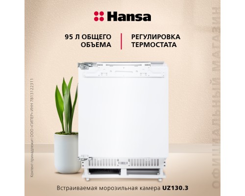 Встраиваемый морозильник Hansa UZ130.3
