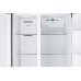 Отдельностоящий холодильник с инвертором Weissgauff WSBS 600 NoFrost Inverter Inox Glass