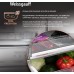 Отдельностоящий холодильник с инвертором Weissgauff WRK 2000 Total NoFrost Inverter Beige Glass