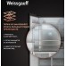Отдельностоящий холодильник с инвертором Weissgauff WCD 510 Built-in Inverter NoFrost Black Glass