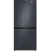 Отдельностоящий холодильник с инвертором Weissgauff WCD 450 Rock Glass NoFrost Inverter