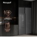 Отдельностоящий холодильник с инвертором Weissgauff WSBS 600 NoFrost Inverter Inox Glass