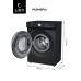 Стиральная машина с инвертором и паром LEX LWM08014BLTHID slim