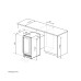 Винный шкаф отдельностоящий LEX LWD3017BL DUAL ZONE