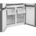 Отдельностоящий холодильник с инвертором Weissgauff WCD 450 Dark Grey NoFrost Inverter