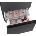 Отдельностоящий холодильник Weissgauff WFD 450 Total NoFrost Inverter Dark Grey Built-in