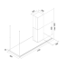 Вытяжка Falmec DESIGN LUMEN ISOLA STEEL 175 DX CLUI75.E0P2#NEUI490F