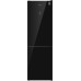 Отдельностоящий холодильник с инвертором Weissgauff WRK 185 Total NoFrost Inverter Black Glass