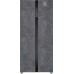 Отдельностоящий холодильник с инвертором Weissgauff WSBS 500 Inverter NoFrost Rock Glass