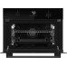 Встраиваемый компактный духовой шкаф с СВЧ Weissgauff OE 449 PDBK Black Edition