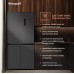 Отдельностоящий холодильник с инвертором Weissgauff WCD 450 Dark Grey NoFrost Inverter