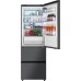 Отдельностоящий холодильник Weissgauff WFD 450 Total NoFrost Inverter Dark Grey Built-in