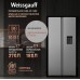 Отдельностоящий холодильник с инвертором и подачей воды Weissgauff WSBS 600 X NoFrost Inverter Water Dispenser
