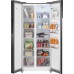 Отдельностоящий холодильник с инвертором Weissgauff WSBS 500 Inverter NoFrost Beige Glass