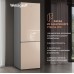 Отдельностоящий холодильник Weissgauff WRK 195 D Full NoFrost Beige Glass