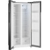 Отдельностоящий холодильник с инвертором Weissgauff WSBS 500 Inverter NoFrost Beige Glass
