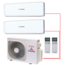 Мульти сплит-система на 2 комнаты Mitsubishi Heavy Free Match SCM40ZS-W/SKM20ZSP-W*2шт