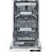 Встраиваемая узкая посудомоечная машина Schaub Lorenz SLG VI4310