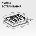 Газовая варочная панель Zigmund & Shtain MN 195.61 B