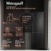Отдельностоящий холодильник с инвертором Weissgauff WRK 185 Total NoFrost Inverter Black Inox