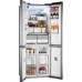 Отдельностоящий холодильник с инвертором Weissgauff WCD 480 Total NoFrost Inverter Silk Inox Built-in