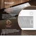 Кухонная встраиваемая вытяжка Weissgauff Arum 600 PB White Enamel