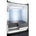 Отдельностоящий холодильник с инвертором Weissgauff WCD 450 Rock Glass NoFrost Inverter
