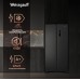Отдельностоящий холодильник с инвертором Weissgauff WSBS 500 Inverter NoFrost Dark Grey