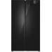 Отдельностоящий холодильник с инвертором Weissgauff WSBS 1036 Inverter NoFrost Premium Black Glass