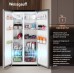Отдельностоящий холодильник с инвертором Weissgauff WSBS 550 GRG Inverter NoFrost