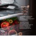 Отдельностоящий холодильник с инвертором Weissgauff WRK 2000 Total NoFrost Inverter White Rock Glass