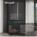 Отдельностоящий холодильник с инвертором Weissgauff WCD 590 NoFrost Inverter Premium EcoFresh Inox Glass
